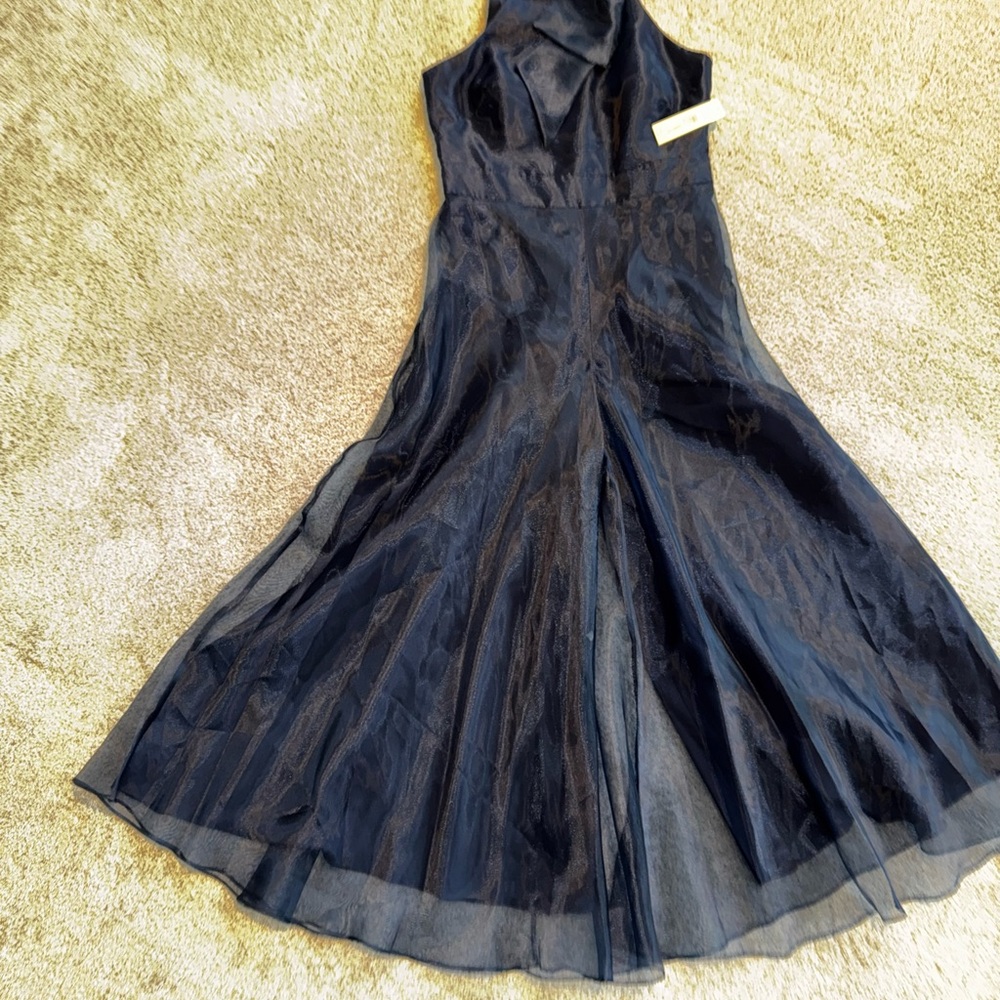 Elegant Navy Blue Sleeveless Jumpsuit